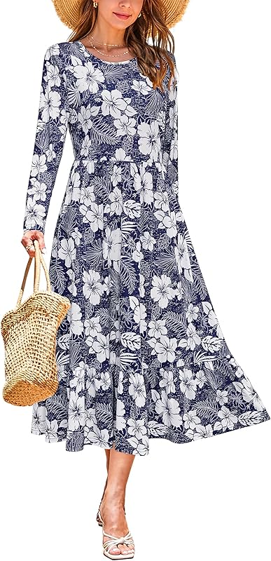 STYLEWORD Womens Wedding Dresses Crewneck